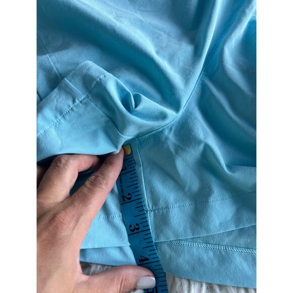 Athleta Girls Pull-On Athletic Shorts Stretch Activewear‎ Running Blue Size XL - Picture 13 of 13